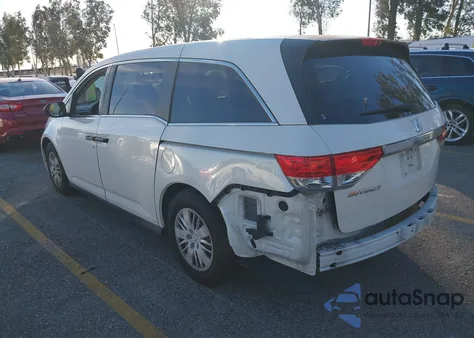 2015 Honda Odyssey Lx z USA, uszkodzony, nr VIN 5FNRL5H29FB053677